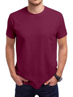 Love My Fashions Mens Plain T Shirt Crew Neck & Short Sleeve Cotton Tops for Men