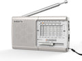 XHDATA D219 Portable Radio Retro FM AM SW Radio Battery Operated for Household Outdoor Camping Hiking Pocket Radio Beige