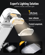 HIONXMGA Book Light,Rechargeable Reading Light for Books in Bed at Night