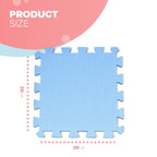 kidoola Foam Baby Play Mat (29x29cm) – Thick & Soft EVA Foam Interlocking Floor Tile Matting for Children – Large Multi Colour, Safe & Comfortable 7mm Thick Play Flooring (27pc)