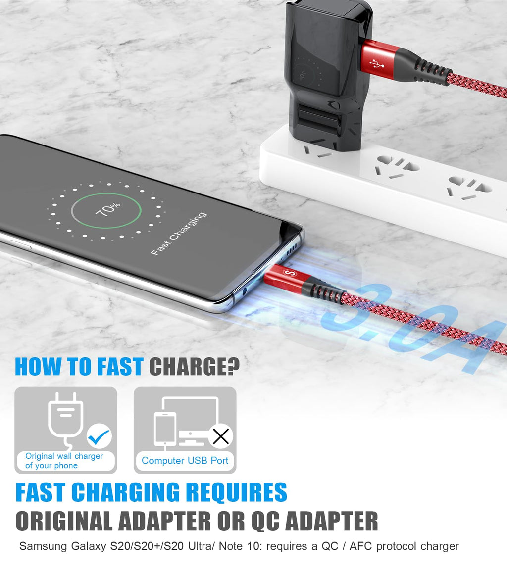 2-Pack 2m 60W USB C to USB C Charger Cable, PD Type C Super Fast Charging for iPhone 17 air 16 15 MacBook iPad Pro, Samsung Flip Fold 7 6 5 S26 S25 S24 S23 Ultra, Steam Deck, Nintendo Switch etc