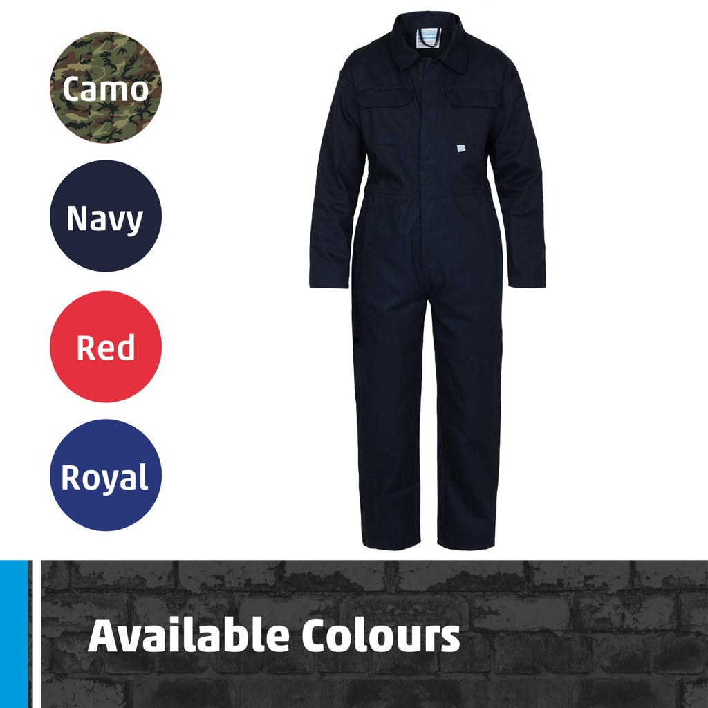 Fort - Tearaway Junior Coverall - Junior Kids Overall - Features Velcro Fastening -Secure Pockets - Durable - Kids Boiler Suit - Handy Overalls for Children
