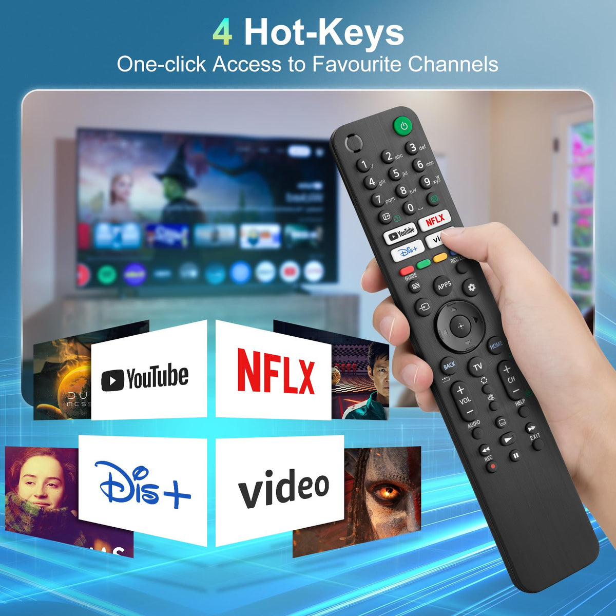 for Hisense TV Remote Control, Universal for Hisense Smart TV, Replacement