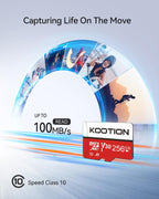KOOTION 5-Pack 128GB Micro SD Card Class 10 Micro-SDXC Memory Card UHS-I, High Speed Flash TF Card for Security Camera/Smartphone/Drone/Dash Cam/Tablet/PC, C10, U1, 128GB 5Pack