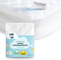 Silentnight Safe Nights Cot Bed Waterproof Mattress Protector 140 x 70 cm - Quilted Toddler Bed Protector Pad Anti-Allergy Soft Touch Breathable Comfortable - Machine Washable - 140 x 70cm