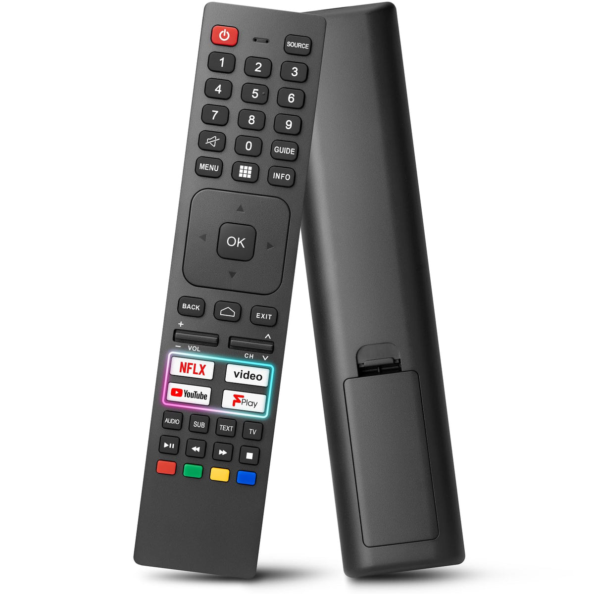 for JVC-TV-Remote-Control, Universal Replacement RM-C3338 for JVC Smart TV