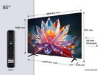 TCL 43T6C-UK 43 Inch QLED 4K HDR TV, Fire TV (Smart TV with Dolby Vision & Atmos, HDR10+, Press & Ask Alexa