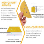 165 PCS 5 Inch Sanding Discs Random Orbital Sander Sandpaper