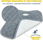 2PCS Waterproof Baby Car Seat Protectors, Car Seat Protector Potty Training Liner for Toddler Baby Kids (Grey&Black）
