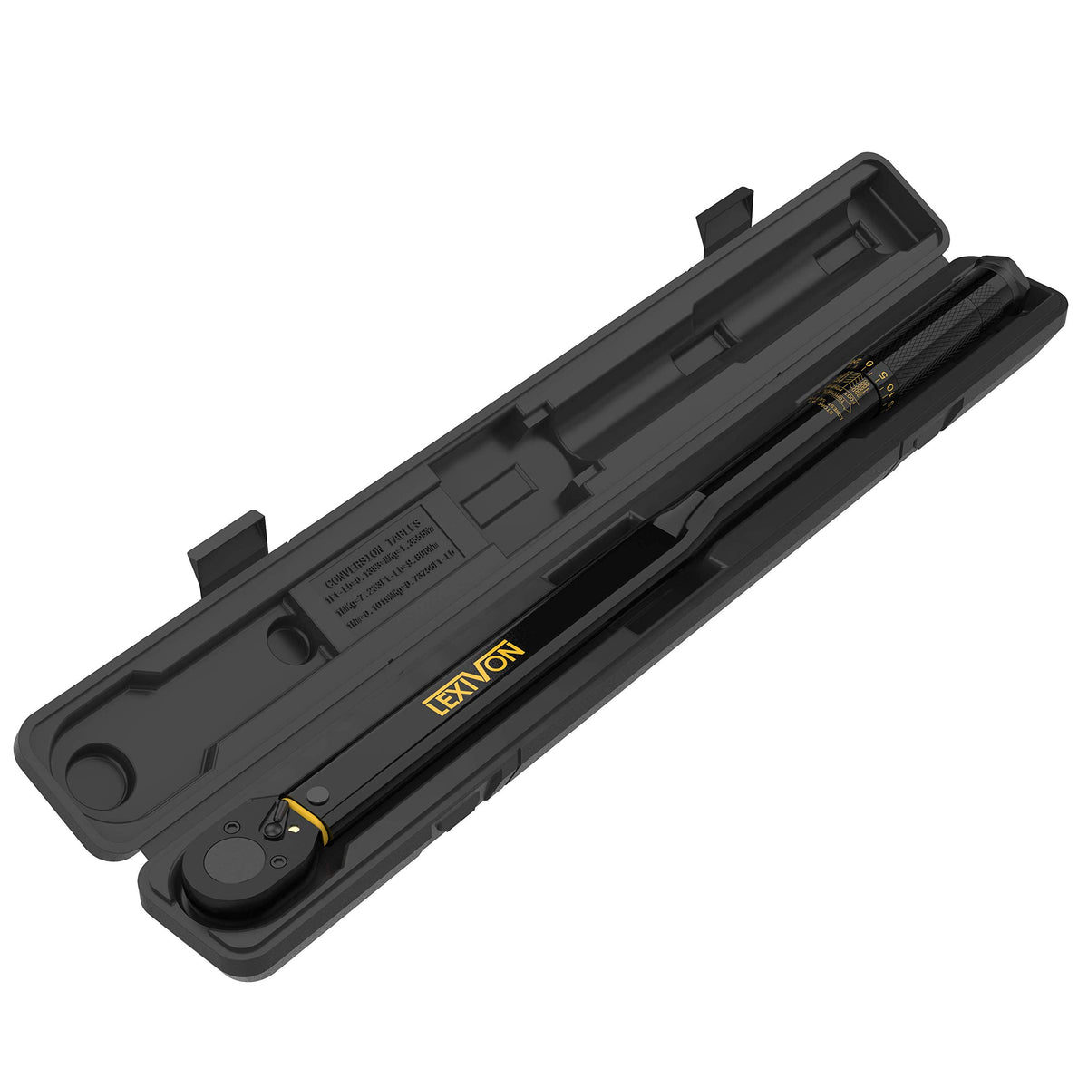 LEXIVON Torque Wrench 1/2-Inch Drive Click 10~150 Ft-Lb/13.6~203.5 Nm (LX-183)