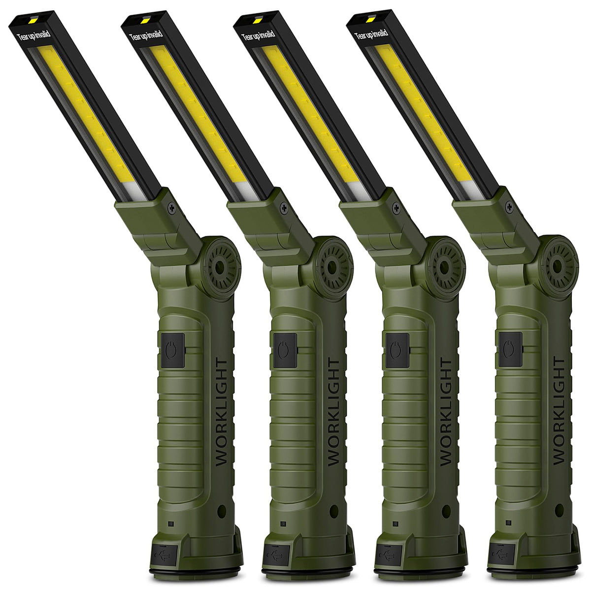 Coquimbo 2 Pack Rechargeable Work Light, Christmas Dad Gifts for Men Him