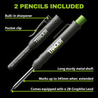 Tracer Deep Hole Carpenter Pencil | Work Pencil, Holster & Sharpener