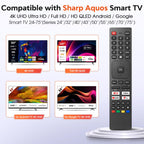for JVC-TV-Remote-Control, Universal Replacement RM-C3338 for JVC Smart TV