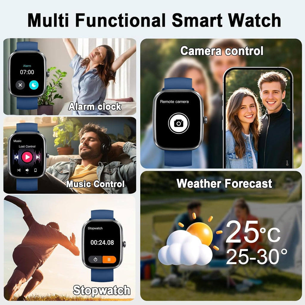 Motast Smart Watch, Fitness Tracker 1.69'' HD for Men Women