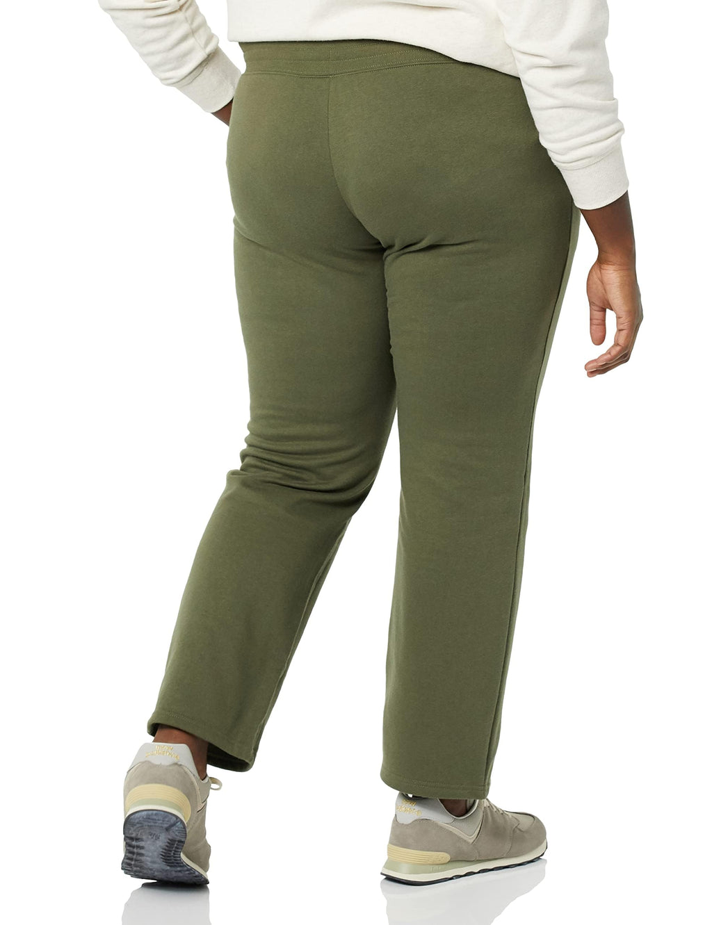 Amazon Essentials Women's Straight Leg Sweatpants with Drawstring for Women, Fleece