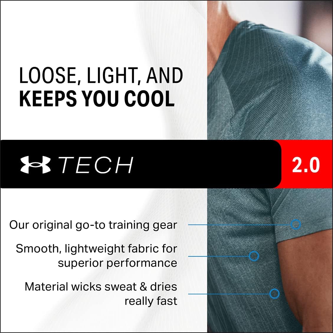 Under Armour Men's Mens Tech 2.0 1/2 Zip Sweatshirt