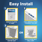 Filtrete 20x25x1 Air Filter, MERV 5, MPR 300, 6 HVAC Filters