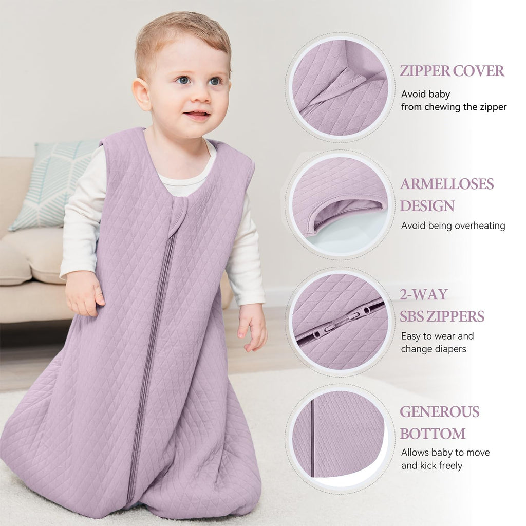 Yoofoss Baby Sleeping Bag 2.5 Tog 12-18 Months Grey
