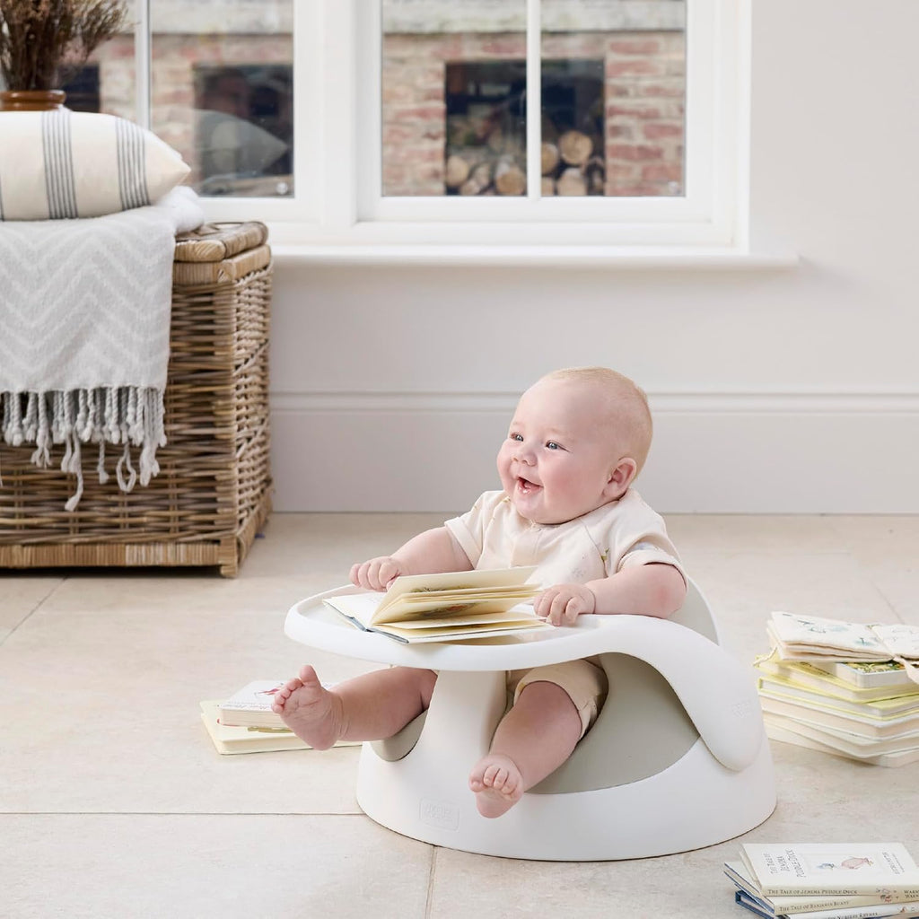 Mamas & Papas Baby Snug Floor Seat and Activity Tray - Clay