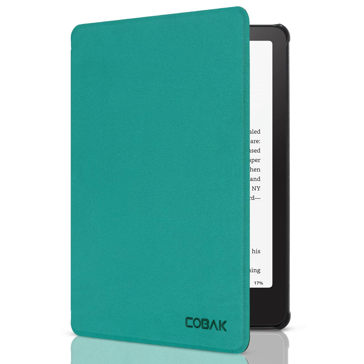 CoBak Case for 6" Kindle 11th Generation 2024 and 2022, Premium PU Leather Smart Cover with Auto Sleep/Wake for Kindle, Black