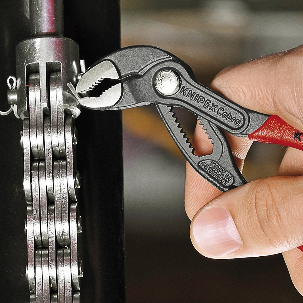 KNIPEX 87 01 250, 10 in. Cobra® Water Pump Pliers, Capacity 2 in.