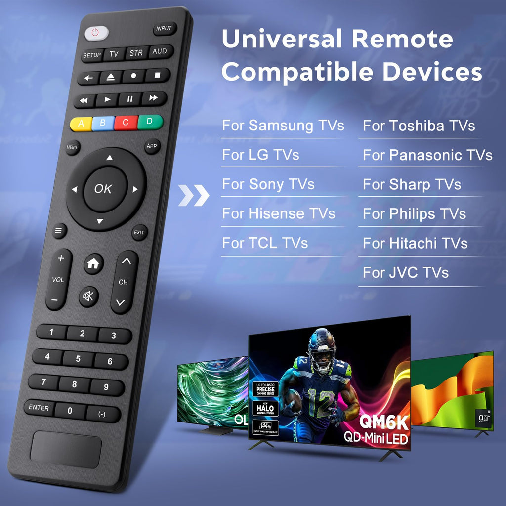 for Hisense TV Remote Control, Universal for Hisense Smart TV, Replacement