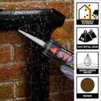 Sika Stixall Extreme Power Sealant And Adhesive, Black, 290ml