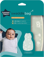 Tommee Tippee Baby Sleeping Bag for Newborns, The Original Grobag Swaddle Bag, Hip-Healthy Design, Soft Bamboo-Rich Fabric, 0-3m