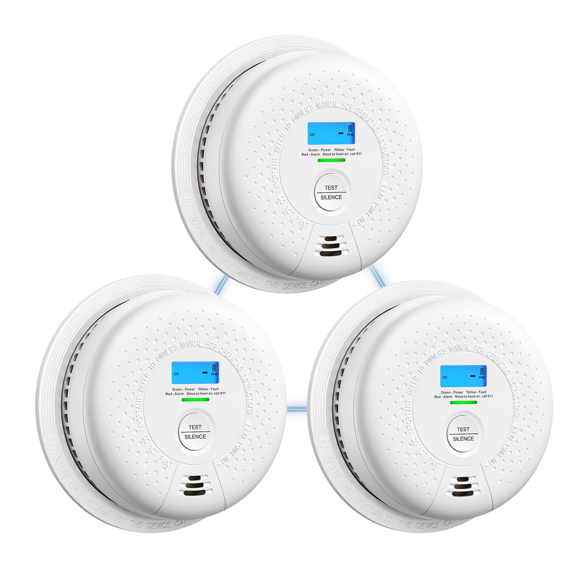 X-Sense Smoke Detector and Carbon Monoxide Detector, SC01, 1-Pack