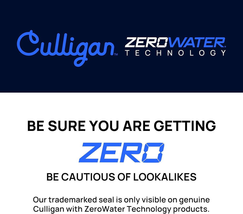 Culligan ZeroWater Replacement Water Filter Removes PFAS 6-Pack