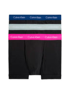 Calvin Klein Men’s 3 Pack Trunks with Logo Waistband