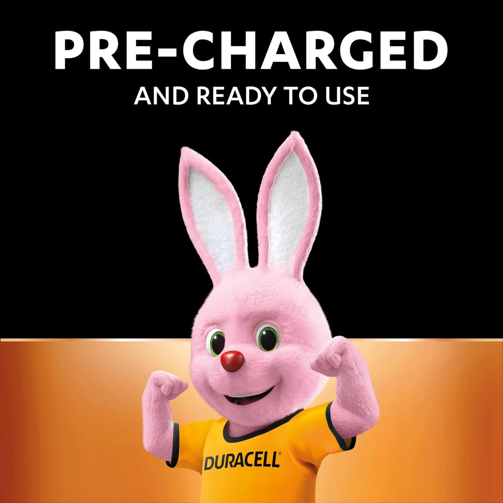 DURACELL AA Rechargeable Batteries (4 Pack) 1.2V, 2500 mAh NiMH
