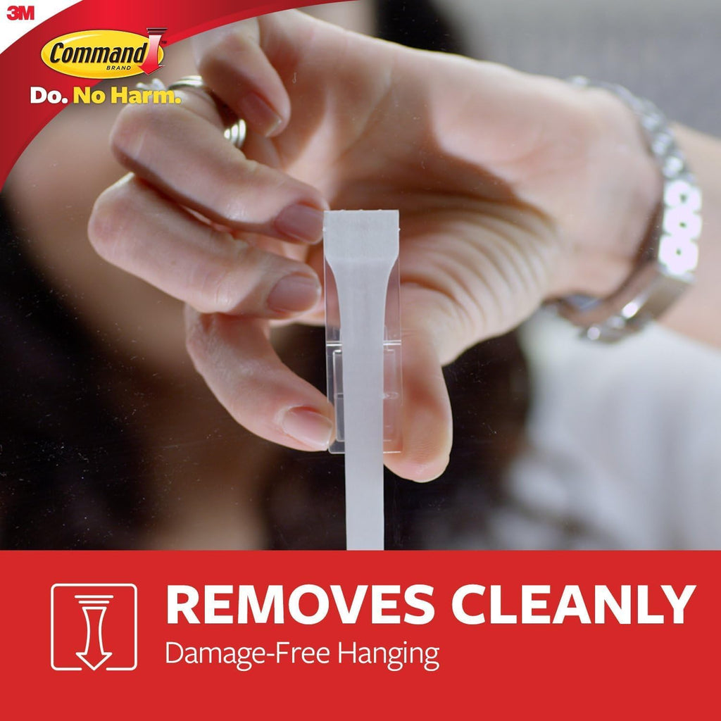 Command Medium Designer Hooks, 6 White Hooks and 9 Adhesive Strips
