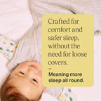 Tommee Tippee Baby Sleeping Bag for Newborns, The Original Grobag Swaddle Bag, Hip-Healthy Design, Soft Bamboo-Rich Fabric, 0-3m