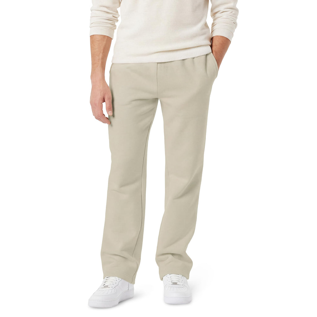 Amazon Essentials Men's Fleece Open Bottom Sweatpant (Available in Big and Tall)