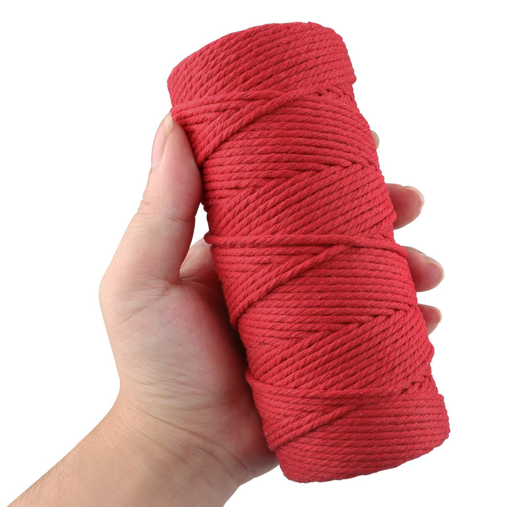 jijAcraft 50M White Cotton String: 2MM Cooking String for DIY Crafts