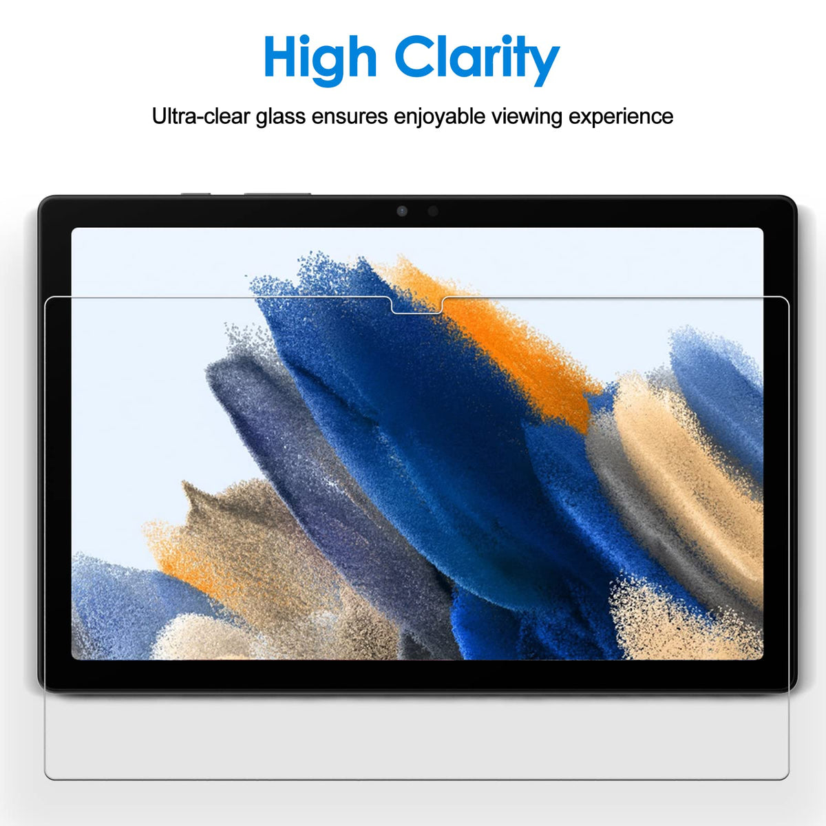 JETech Screen Protector for Samsung Galaxy Tab S6 Lite 10.4", 2-Pack