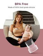 Momcozy M5 Smart Wearable Breast Pump, Double Pack, Gray