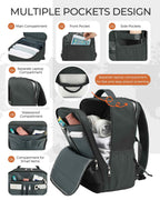 Yankony Ryanair Cabin Bags 40x30x20 Underseat, Travel Backpack Cabin Size