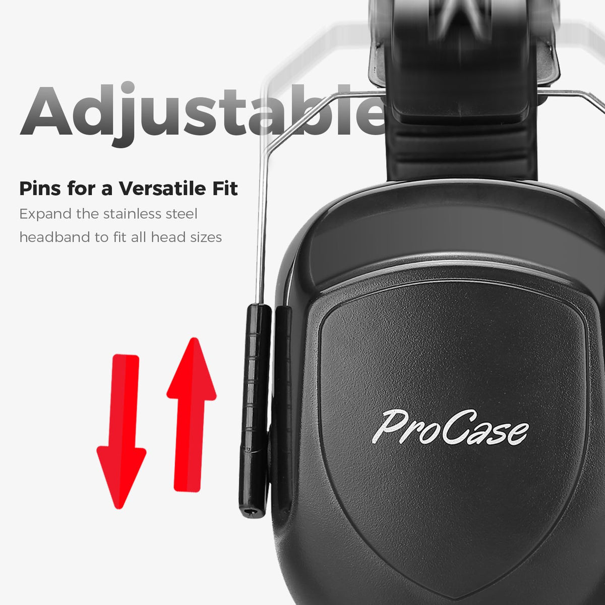 ProCase Hearing Protection Ear Muffs SNR 33dB, Noise Cancelling Headphones