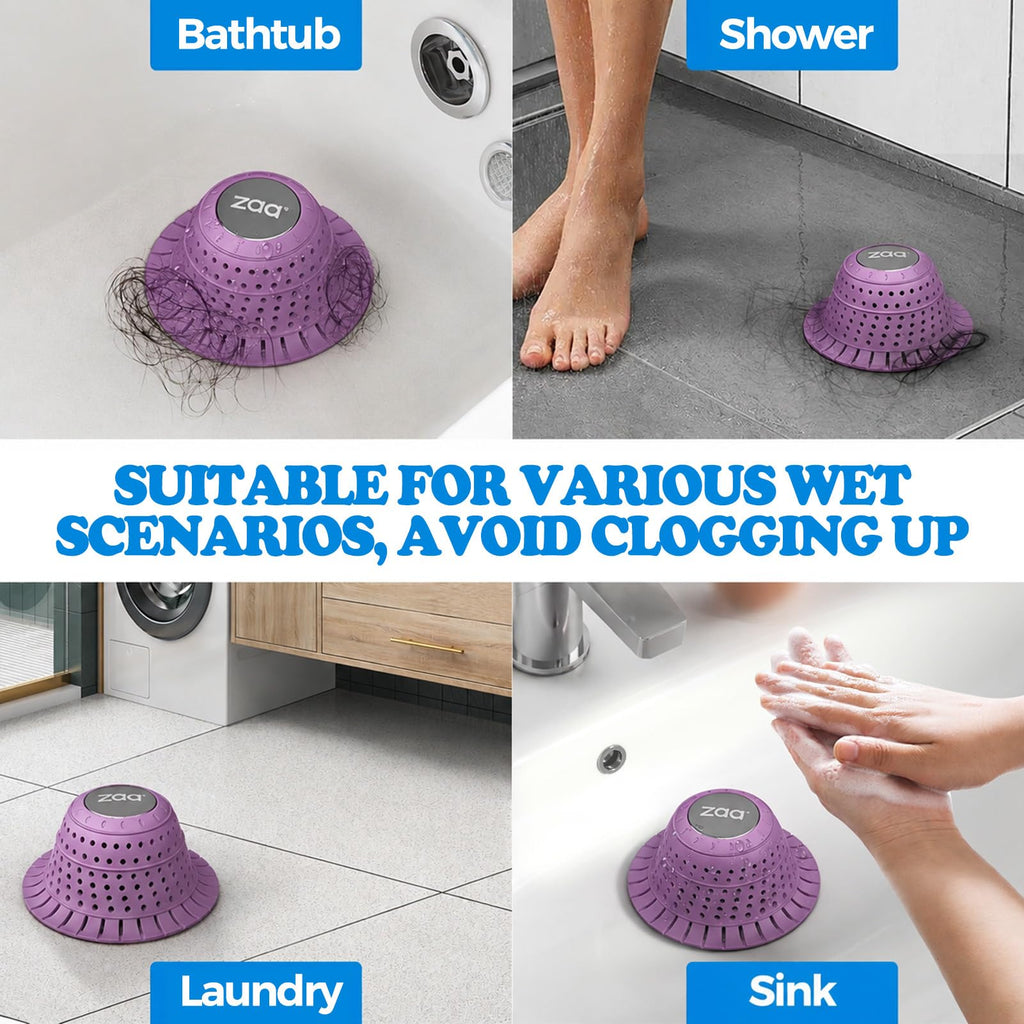 zaa Shower Drain Hair Catcher Bathtub Drain Strainer Sink Drain Protector