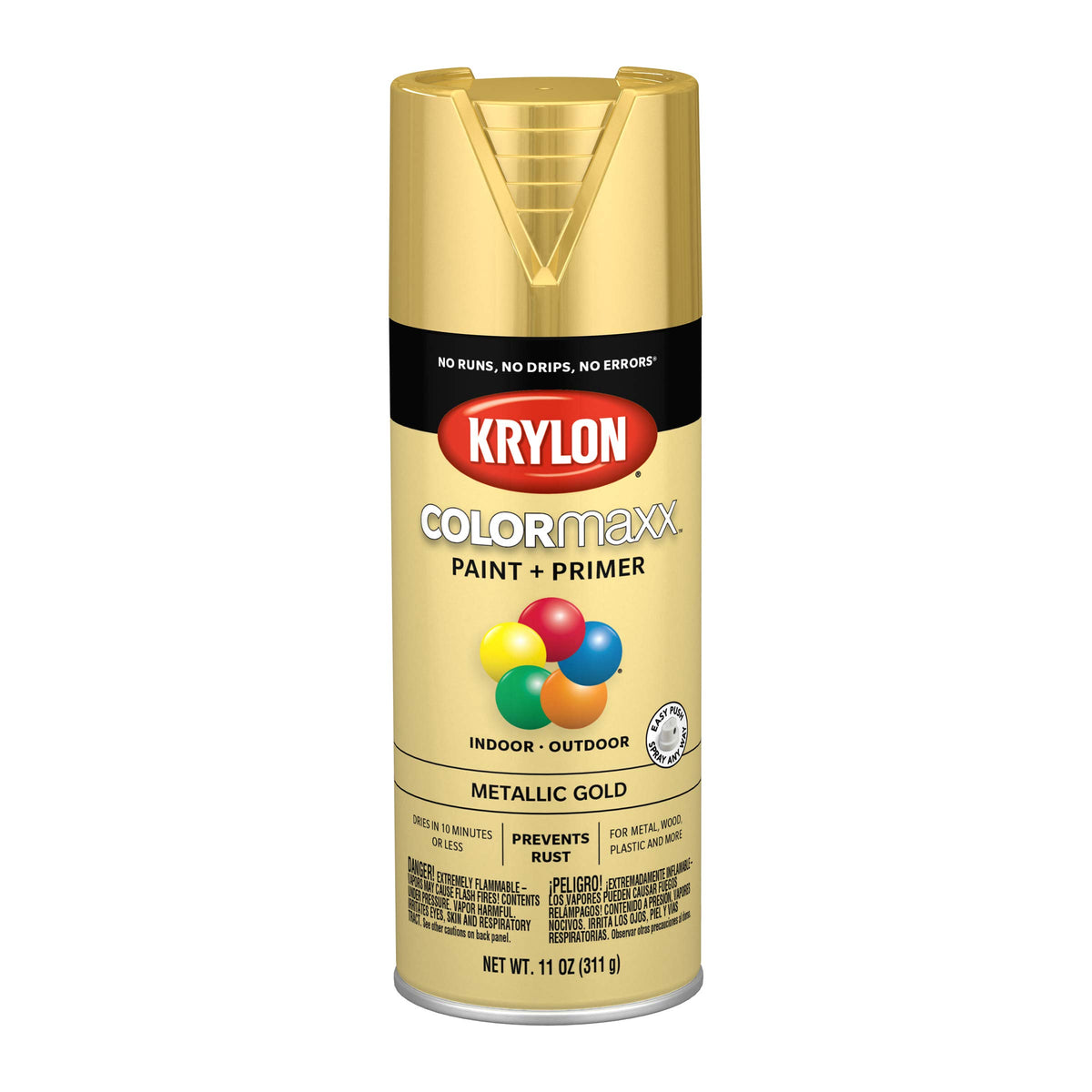 Krylon ColorMaxx 12 Oz. Gloss Spray Paint, Pumpkin Orange - 1 Each