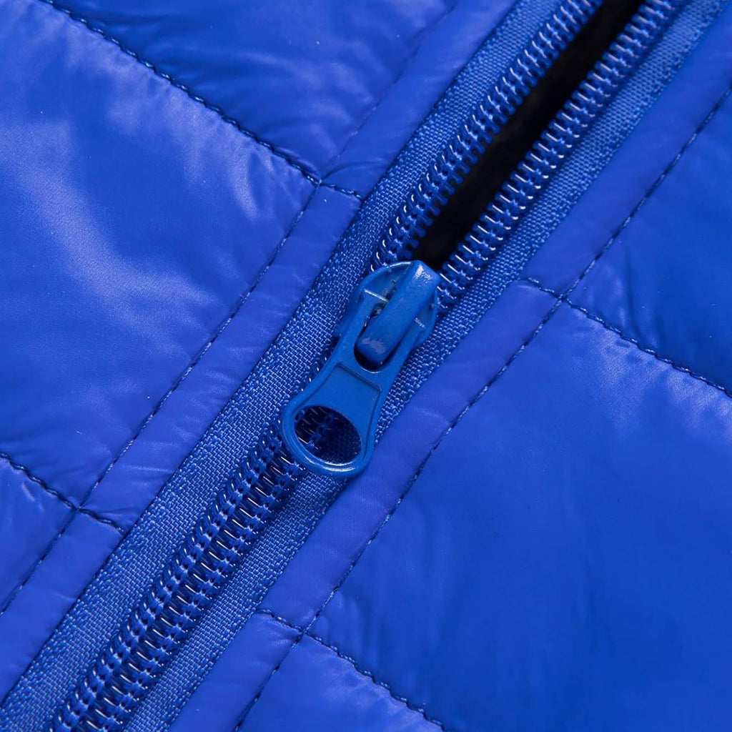 Men Winter Warm Down Jacket Long Sleeve Quilted Coats Casual Puffer Jackets Mens Outdoor Ski Hiking Windproof Stand Collar Full Zip Outwear Solid Color Thermal Coat