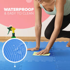 kidoola Foam Baby Play Mat (29x29cm) – Thick & Soft EVA Foam Interlocking Floor Tile Matting for Children – Large Multi Colour, Safe & Comfortable 7mm Thick Play Flooring (27pc)