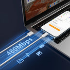 USB C Charger Cable, USB to USB C Cable USB A to C Cable 1M+2M 2Pack