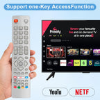 Replacement Voice Remote Control for Google Chromecast 4k Snow Streaming Media Player,Remote for Chromecast with Google TV HD/4K,Voice Remote Controls Replacement(Remote Control Only)