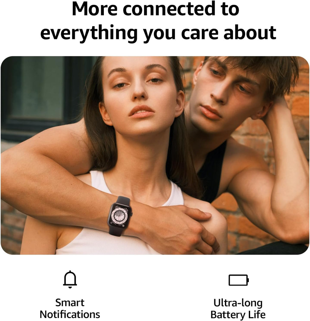 Smart Watch for Men Women Answer/Make Call,1.85" Smartwatch, Fitness Watch with Heart Rate Blood Pressure Sleep Monitor,140+Sports,IP68 Waterproof Step Counter Watch Compatible with Android IOS