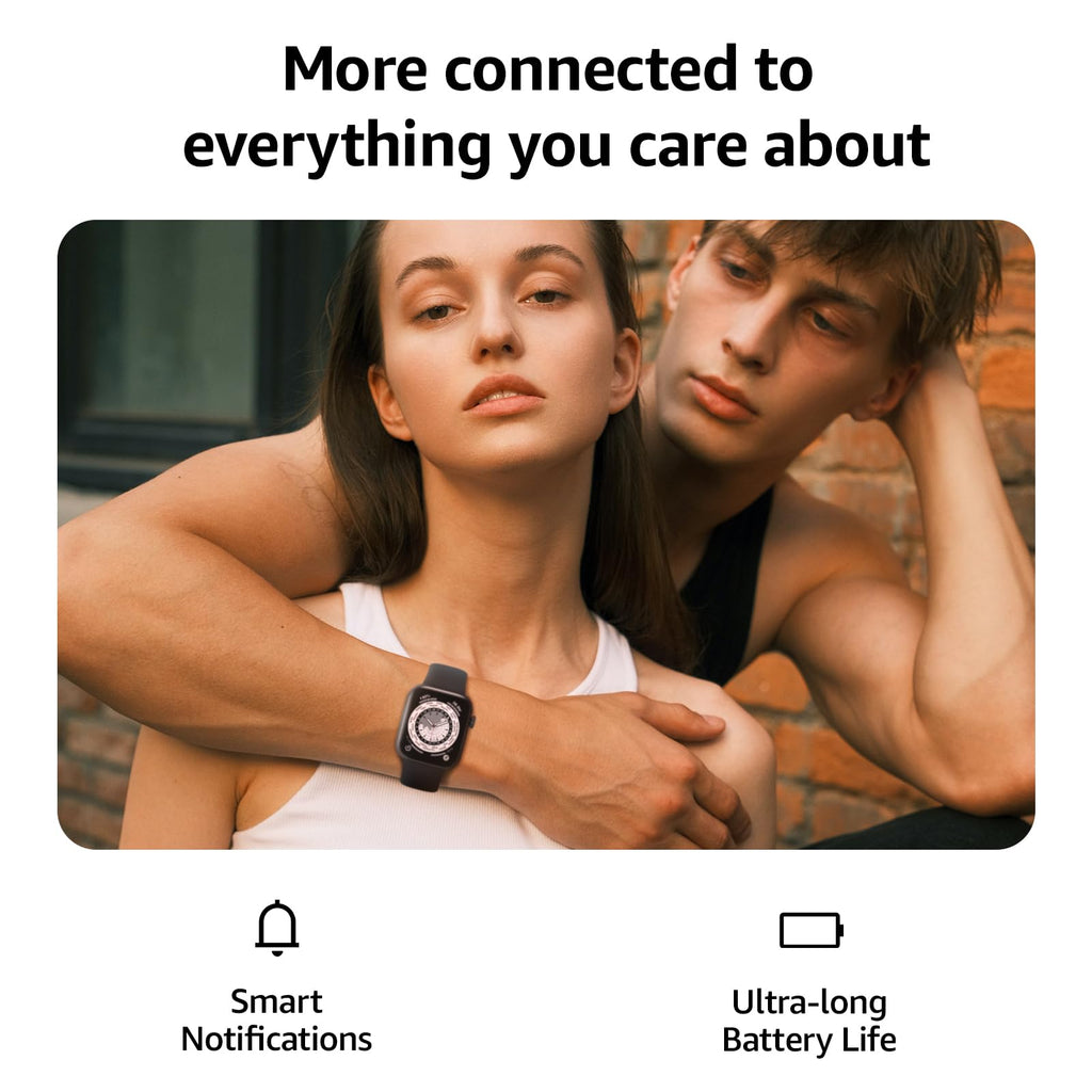 Smart Watch for Men Women Answer/Make Call,1.85" Smartwatch, Fitness Watch with Heart Rate Blood Pressure Sleep Monitor,140+Sports,IP68 Waterproof Step Counter Watch Compatible with Android IOS