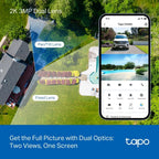 Tapo TP-Link C310 – Indoor Outdoor WiFi Surveillance Camera, 3MP Resolution, IP66 with Night Vision, Motion Detection and Instant Alarm, Control with iOS App, Android, Compatible with Alexa