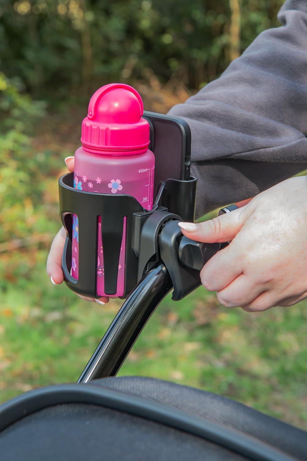 LittleLife Buggy And Pushchair Universal Cup & Phone Holder